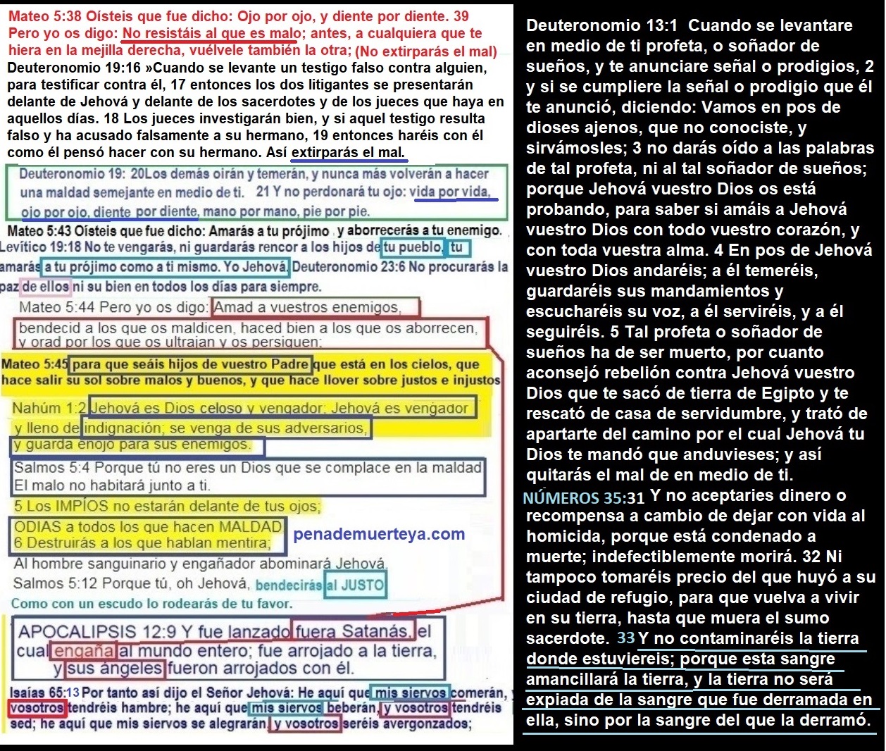 el amor merecido y el odio merecido